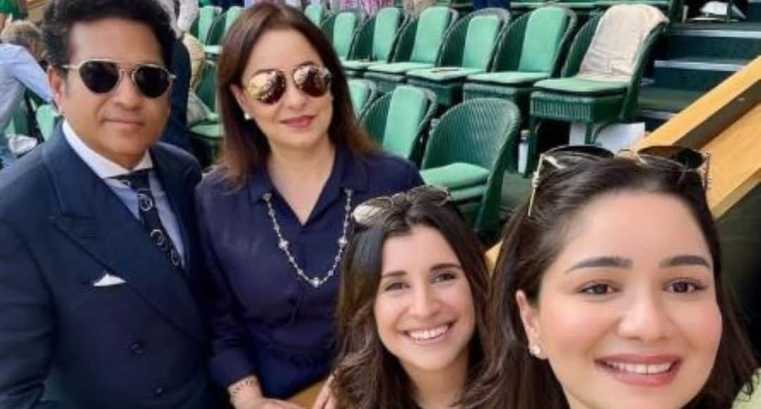 Sara Tendulkar Shines At Wimbledon 2025 With Family See Pics Sara Tendulkar Shines At Wimbledon 2025 With Family - See Pics