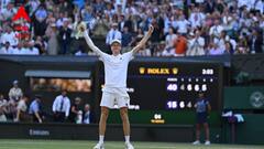 ঘাসের কোর্টের নতুন রাজা, আলকারাজ়কে হারিয়ে ঐতিহাসিক উইম্বলডন জয় ইয়ানিক সিনারের