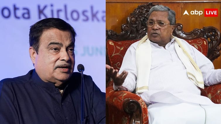 karnataka cm Siddaramaiah claim not invited on bridge inauguration program nitin Gadkari reaction कर्नाटक CM सिद्धारमैया का दावा- पुल के उद्घाटन कार्यक्रम में नहीं बुलाया, गडकरी बोले- 'निमंत्रण भेजा था'