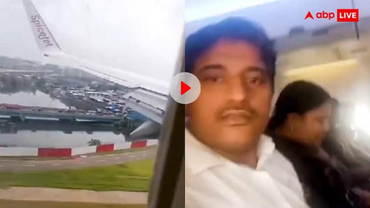 SpiceJet flight faced problem in landing passengers started chanting Jai Shri Ram out of fear video goes viral जान बची तो लाखों पाए! फ्लाइट में अचानक लगने लगे झटके तो यात्रियों ने लगाए जय श्रीराम के नारे- वीडियो वायरल