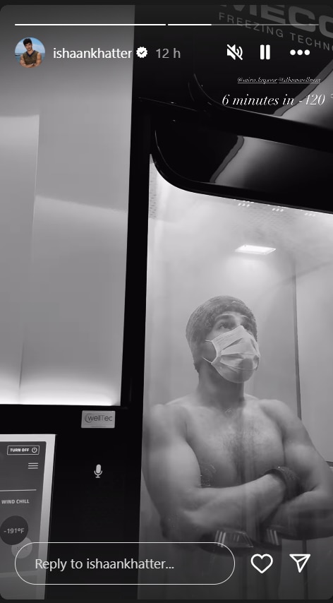 Ishaan Khatter Freezes The Internet By Going Shirtless In Minus 120 Degrees
