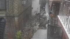 जोधपुर में बारिश ने खोली नगर निगम की पोल, सड़क धंसी और मकान की दीवार गिरी, बाल-बाल बची जान