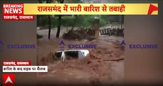 Rajasthan News: Heavy Rains Trigger Flood-Like Situation In Rajsamand, Vehicles Washed Away