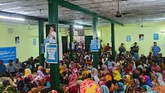 TMC MPs Sit On 'Dharna' At Jai Hind Camp In Delhi Over Electricity Disconnection