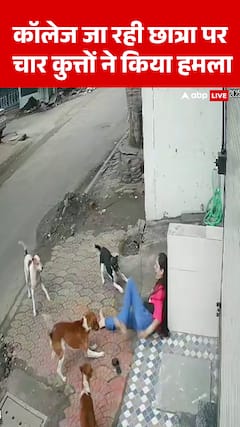 College Girl Attacked by Four Dogs While Going to College