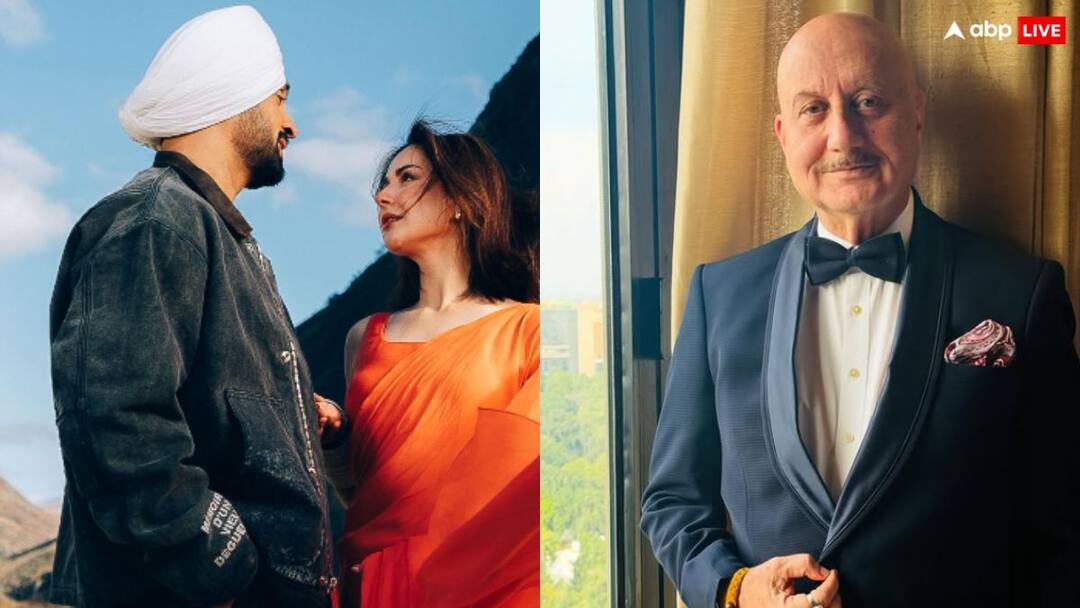 Anupam Kher Opens up on Diljit Dosanj Hania Aamir Sardaar Ji 3 controversy Said cant see my sister Sindoor Get Destroyed Sardaar Ji 3 Row: 'बहन का सिंदूर मिटते नहीं देख सकता', दिलजीत के पाक एक्ट्रेस हानिया संग काम करने पर भड़के अनुपम खेर