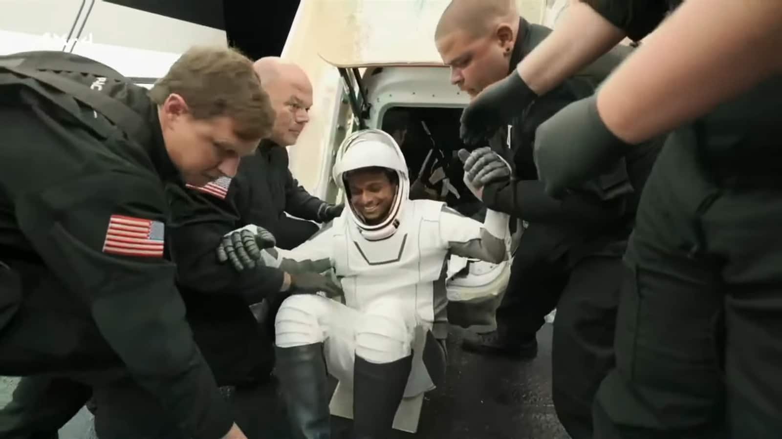 Astronaut Shubhanshu Shukla Returns To Earth With Axiom-4 Crew After ISS Mission: See First Pics Here