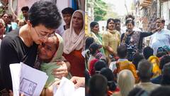 नंगली डेयरी के झुग्गीवासियों से मिलीं पूर्व CM आतिशी, बोलीं- 'गरीबों के सपने कुचल रही बीजेपी'