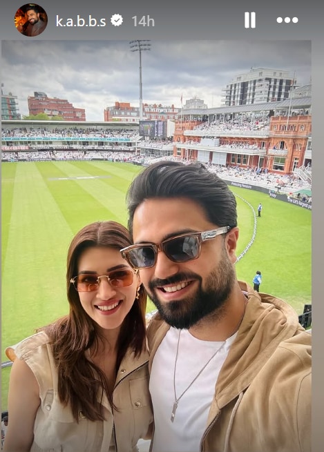 Kriti Sanon Enjoys Cricket Date In London With Rumoured Boyfriend Kabir Bahia, PIC Inside