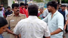 Watch Video: இன்ஸ்பெக்டர் அராஜகம்.. ஆண், பெண் வித்தியாசம் பார்க்காமல் அடி, திட்டு - நீங்களே பாருங்க