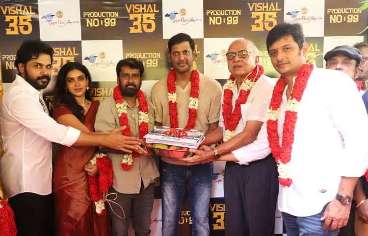Vishal 35: విశాల్ సరసర దుషారా విజయన్... 99 @ సూపర్ గుడ్ ఫిల్మ్స్ షురూ