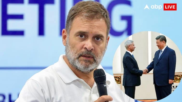 Congress rahul gandhi on s jaishankar xi jinping meeting in china he is running full blown circus 'सर्कस चला रहे हैं विदेश मंत्री', चीन में शी जिनपिंग से एस जयशंकर की मुलाकात पर राहुल गांधी का तंज