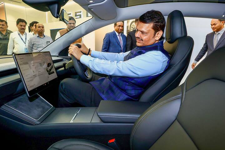 CM Devendra Fadnavis said that I had experienced my first Tesla ride in the US in 2015 and then I knew that India needed it. It took time, but we are happy that it has finally come here.