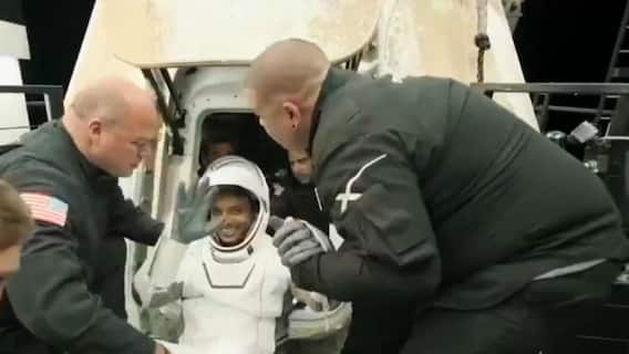WATCH: Shubhanshu Shukla, Axiom-4 Crew Safely Exit Dragon Capsule After 18-Day ISS Mission