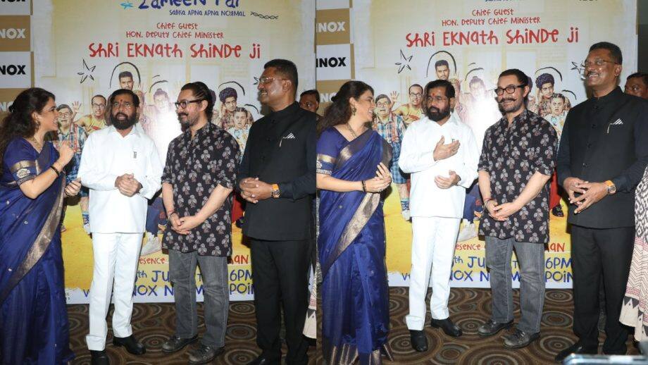 Eknath Shinde presence at Sitare Zameen Par special show mumbai dy cm assured help to solve problems of special children विशेष मुलांचे प्रश्न सोडवण्यासाठी सहकार्य करणार, 'सितारे जमीन पर' स्पेशल शोला एकनाथ शिंदेंची उपस्थिती