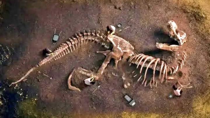 6. Tharosaurus Indicus: Discovered from the fossil-rich Jaisalmer region of Rajasthan, Tharosaurus indicus has emerged as India’s oldest known stegosaur ancestor. Dating back to the Middle Jurassic period, it's one of the earliest members of the dicraeosaurid group globally. The name Tharosaurus comes from the Thar desert, where it was discovered, while indicus signifies its Indian origin. (Image Source: Twitter/@GemsOfINDOLOGY)