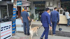 कांवड़ यात्रा मार्ग पर डॉग स्क्वायड और बम निरोधक दस्ते ने की चेकिंग, देखें तस्वीरें