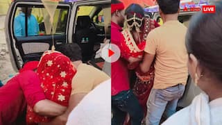 भाई विदाई हो रही है या किडनैपिंग! दुल्हन को जबरन कार में धक्का देते दिखे भाई- वायरल हो रहा वीडियो