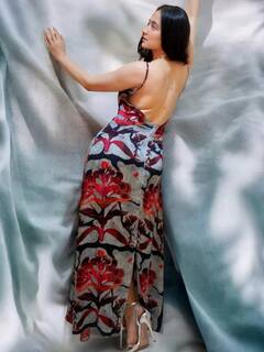 Sanjeeda Shaikh Blossoms In Bold Florals And Backless Glam, See Pics