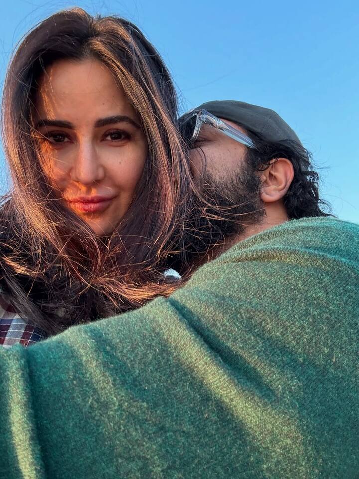 Another picture featured the couple basking in the golden hues of a romantic sunset, clearly enjoying each other's company. The final image had Katrina posing barefoot on the beach, effortlessly stunning in a white shirt and a no-makeup look that left fans in awe.