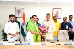 Telugu CMs Meeting: జల వివాదాలపై కేంద్రం మంత్రి సమక్షంలో తెలుగు రాష్ట్రాల సీఎంల భేటీ
