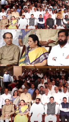 उद्धव ठाकरे-एकनाथ शिंदे पहिल्यांदाच एकाच फ्रेममध्ये!