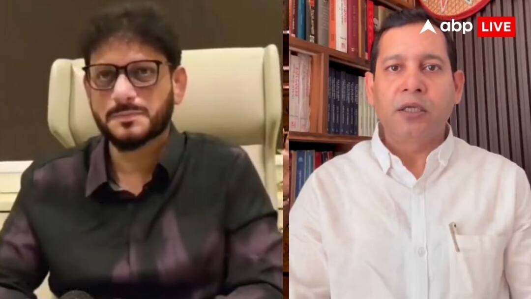 टीवी डिबेट में कांग्रेस नेता ने वारिस पठान को बोला 'कठमुल्ला' तो भड़क गए ओवैसी के नेता, बोले- 'अब मुसलमान इनको...' AIMIM Waris Pathan angry reaction against Congress Ajay Upadhyay called Katha Mullah टीवी डिबेट में कांग्रेस नेता ने वारिस पठान को बोला 'कठमुल्ला' तो भड़क गए ओवैसी के नेता, बोले- 'अब मुसलमान इनको...'