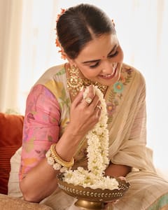 Genelia D’Souza Is Serving South Indian Royalty In Her Floral Lehenga Look; PICS