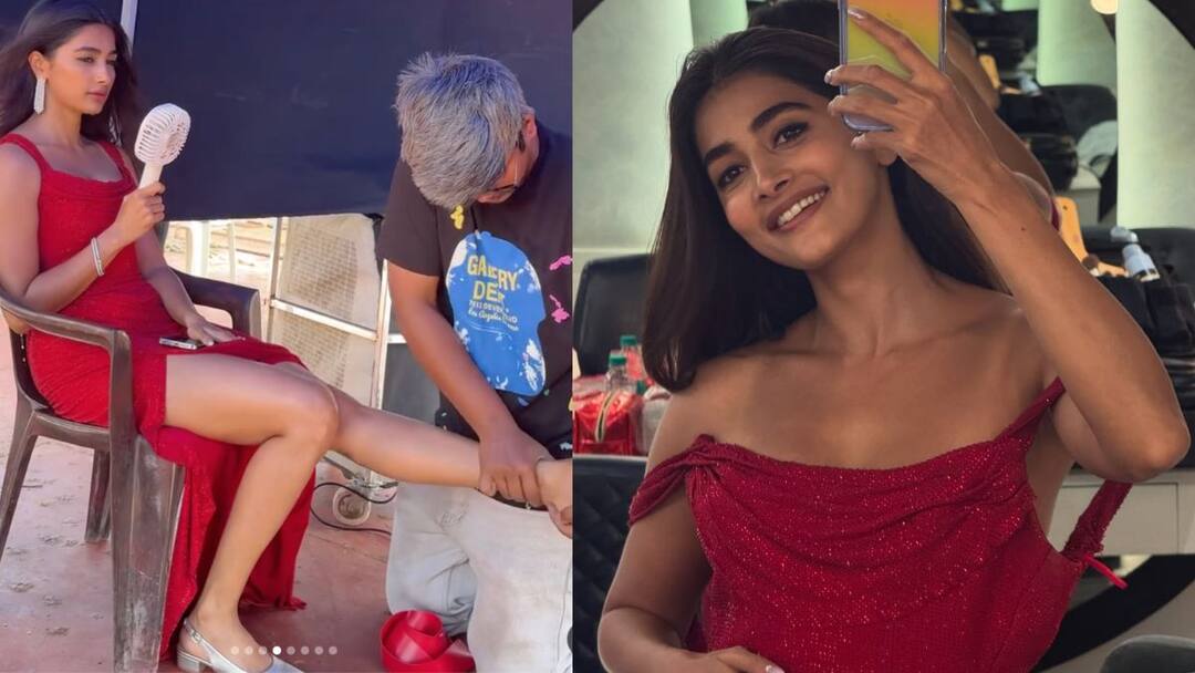 காலில் தசை முறிவு..சிவராத்திரிக்கு விரதம்..மோனிகா பாடலின் போது பூஜா ஹெக்டேக்கு இத்தனை கஷ்டமா Actress Pooja Hegde Did Monica Song For coolie with a ligament tear காலில் தசை முறிவு..சிவராத்திரிக்கு விரதம்..மோனிகா பாடலின் போது பூஜா ஹெக்டேக்கு இத்தனை கஷ்டமா