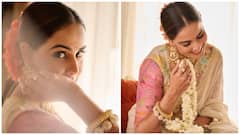 Genelia D’Souza Is Serving South Indian Royalty In Her Floral Lehenga Look; PICS