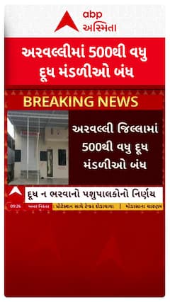 Arvalli: જિલ્લામાં 500થી વધુ દૂધ મંડળીઓ બંધ, જાણો પશુપાલકોએ શું કર્યો નિર્ણય?