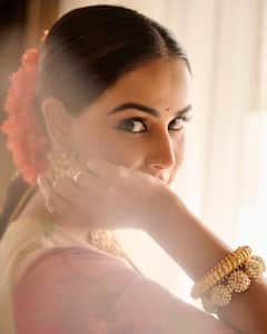 Genelia D’Souza Is Serving South Indian Royalty In Her Floral Lehenga Look; PICS