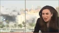 சிரியாவை பொளக்கும் இஸ்ரேல்; ராணுவ தலைமையகம் மீது தாக்குதல் - நேரலையில் தெறித்து ஓடிய செய்தி வாசிப்பாளர்