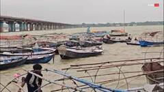 प्रयागराज में गंगा-यमुना में सैकड़ों नावें डूबीं, लापता, नाविक हुए परेशान