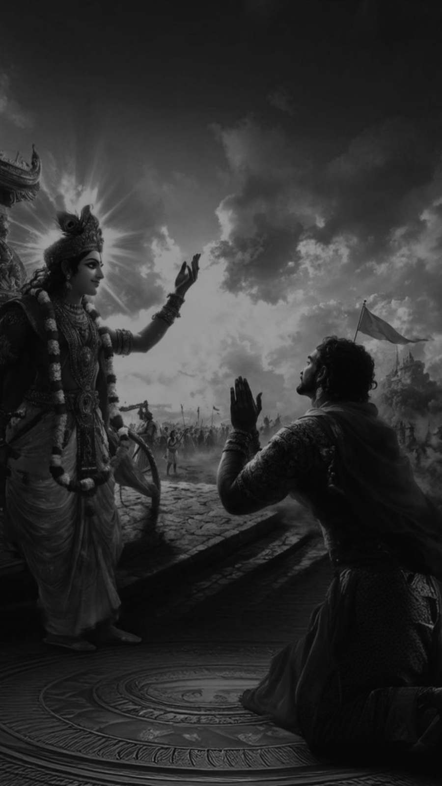 पांचवें अध्याय में श्रीकृष्ण कहते हैं कि दोनों रास्तों से मुक्ति प्राप्त होती है.