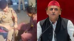 कांवड़िये के पैर दबाते महिला पुलिस अधिकारी की अखिलेश यादव ने की तारीफ, कहा- 'सेवा का भाव अच्छा है..'