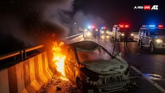 4 Dead, 2 Injured After Car Hits Barrier, Catches Fire On Bridge In Chhattisgarh