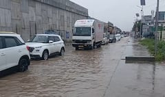 Banaskantha Rain: ભારે વરસાદને લઈ પાલનપુર-અમદાવાદ હાઇવે ઉપર ઢીંચણસમાં પાણી ભરાયા