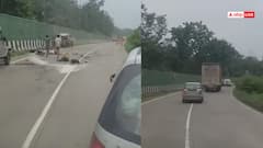 MP: तेज रफ्तार कंटेनर ने पीछे से कार को मारी टक्कर, सड़क पर बिखरे शव, हादसे का लाइव वीडियो वायरल