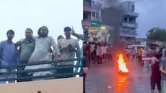 जालौर में बायोसा माता मंदिर दर्शन पर बवाल, विवादित बयान के बाद कथावाचक अभय दास को पुलिस ने रोका