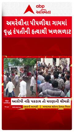 Amreli News : અમરેલીના પીપળીયા ગામમાં વૃદ્ધ દંપતીની હત્યાથી ખળભળાટ