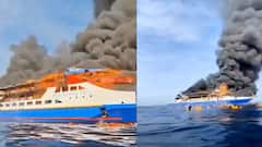 VIDEO: Passengers Jump From Burning Indonesia Ferry Into The Sea; 3 Dead, 150 Rescued