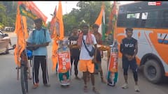 अखिलेश को मुख्यमंत्री बनाने की मन्नत लेकर निकले कांवड़िए, हरिद्वार से काशी के लिए ला रहे कांवड़