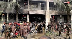 ढाका के कॉलेज में क्रैश हुआ बांग्लादेश एयरफोर्स का प्लेन, हादसे में 19 की मौत, 160 घायल