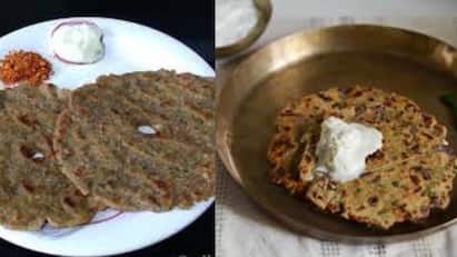 गव्हाचं थालिपीठ आणि नाचणीचं थालिपीठ दोन्ही मराठी स्वयंपाकघरात लोकप्रिय आहेत. मात्र आरोग्याच्या दृष्टीने कोणतं अधिक फायदेशीर आहे, हे जाणून घ्या