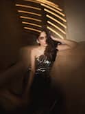 Tanya Maniktala’s Glam Noir Moment In Metallic Gown, PICS