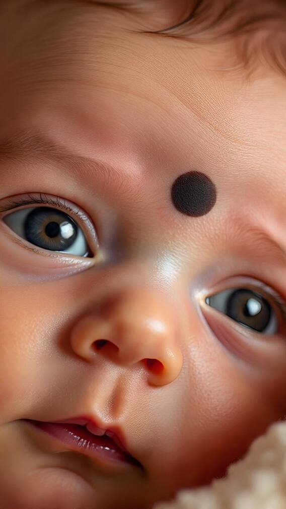 कपाळावर काळा टिक्का का लावतात? जाणून घ्या कारण!