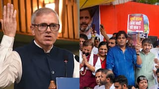 जम्मू-कश्मीर के राज्य के दर्जे की मांग को लेकर कांग्रेस का प्रदर्शन, उमर अब्दुल्ला बोले- हमसे बात नहीं की