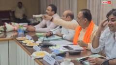 सहारनपुर में BJP विधायक राजीव गुंबर का बिजली विभाग पर गुस्सा, 50,000 रुपये टेबल पर पटके, जानें पूरा मामला