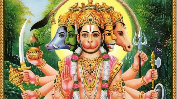 पंचमुखी हनुमान जी के 5 मुख होते हैं, जिसमें हनुमान, नरसिंह, गरुड़, वराह और हयग्रीव शामिल हैं. हनुमान जी का ये स्वरूप राक्षसी शक्तियों के संहार के लिए है.